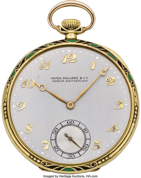 lot finder patek philippe pocket watch art deco|Patek Philippe Art Deco.